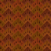3133-35 Rust || The Mountains are Calling (Sold By 1/2 Meter)